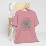 Heart Quake Moves Humanity Neon Heart Tee