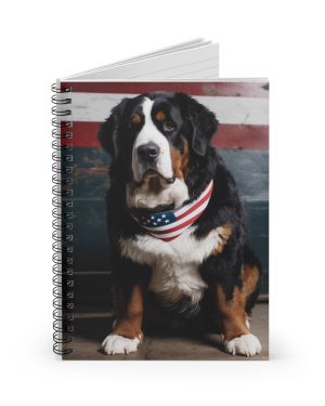 Bernese Mountain Dog 1 Spiral Notebook