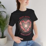 Heart Quake Moves Humanity Flower Tee