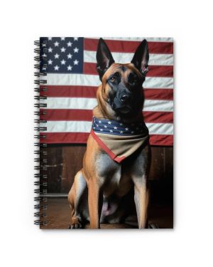 Belgian Malinois Dog 2 Spiral Notebook