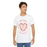 Heart Quake Moves Humanity Flower Tee