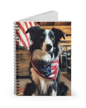 Border Collie Dog 1 Spiral Notebook