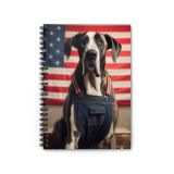 Great Dane Dog 2 Spiral Notebook