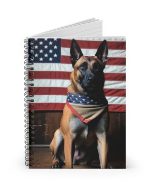 Belgian Malinois Dog 2 Spiral Notebook