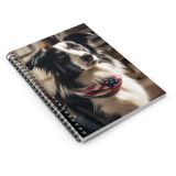 Border Collie Dog 2 Spiral Notebook