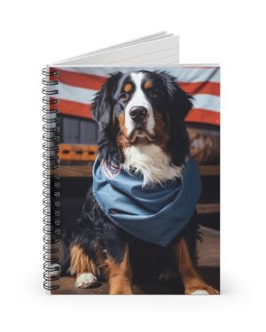 Bernese Mountain Dog 2 Spiral Notebook