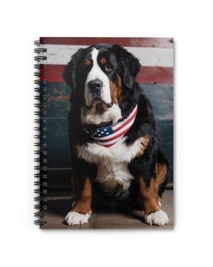 Bernese Mountain Dog 1 Spiral Notebook