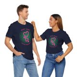 Heart Quake Moves Humanity Neon Heart Tee