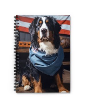 Bernese Mountain Dog 2 Spiral Notebook