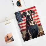 Great Dane Dog 2 Spiral Notebook