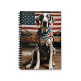 Great Dane Dog 1 Spiral Notebook