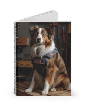 Australian Shepherd Dog 2 Spiral Notebook