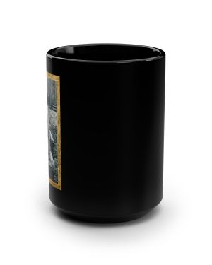 1959 Prince in hat with pipe. 15oz Black Mug